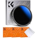 K&F Concept 2-IN-1 Filter 77mm Black Mist 1/4 & ND2-ND400 Filter,Black Promist 1/4 & Variabler ND2-ND400 (1-9 Blendenstufen) mit Multi-Beschichtung (Nano-Klear)