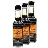 Lea & Perrins - 3er Pack Original Worcestershire Sauce in 150 ml Glasflasche (Würzsauce) - Traditionell englische Worcester Worcestersauce