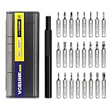 VCELINK Feinmechaniker Schraubendreher Set, 25 in 1 Schraubenzieher Set mit 24 Bits, Präzisionsschraubendreher, Magnetisch für Handy, Smartphone, Spielekonsole, Tablet, PC, Brille, Uhr