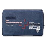 Holthaus Medical mini Motorrad Verbandtasche Erste-Hilfe-Tasche Notfall 17x10x3,5cm, inkl. DIN 13 167