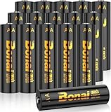 BONAI Lithium Batterien AA 16 Stück Nicht Wiederaufladbar 1,5V 3500mAh AA Batterien Langlebige und Auslaufsichere AA Batterien für Taschenlampe, Spielzeug, Fernbedienung