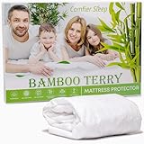 100% Bambus Matratzenschoner 160x200 Matratzenauflage Atmungsaktiv und Anti-Allergisch Matratzenschutzbezug Antibakteriell mit Optimaler Passform