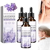 Lavendelöl Ätherische Öle, Reines Naturrein Ätherisches Öl Lavendel,Feuchtigkeitsspendend, Beruhigend, Nicht Alternd, Nährende Hautpflege-Essenzen,Für Alle Hauttypen Geeignet (100ml, 3pcs)