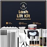 Wimpernlifting Set, Lash Lifting Set Hält 6-8 Wochen, 15 Anwendungen, DIY Wimpernwelle Set, Wimpern Lifting Set, Lash Lift Kit, Lash Lift Set mit Anleitung - ALK1