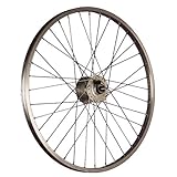 Taylor-Wheels 24 Zoll Vorderrad Büchel Alufelge/Nabendynamo DH-C300-3N - Silber