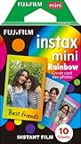 INSTAX Mini Instant Film, Regenbogen, Einzelpackung