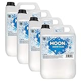 MoonFX M04175 Professional Snow Fluid 20L (4 x 5 Liter) – Pro Snow Fluid, das flauschige, weiße Schneeflocken auf Schaumbasis erzeugt