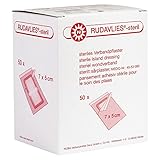 NOBA Rudavlies steriles Wundpflaster – 50 Stück – sterile Pflaster – verschiedene Größen – 2,76, nicht vorhanden