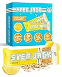 Sven Jack (Energy Cake) Haferriegel Zitrone 20x 65g I Haferflocken Energieriegel mit Zitronenaroma I Veganer & Laktosefreier Haferriegel I Langkettige Kohlenhydrate & wenig Zucker I Müsliriegel