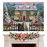 Puzzles Für Erwachsene 1008 Teile - Herausforderndes Weihnachts-Puzzle Für Erwachsene | Denkspiele Familienspiele Interaktive Spielzeuge,Für Geburtstag Feiertag Party Gastgeschenke Kinder Freunde Weih