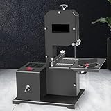 STIDEsknautic Elektrische Tischsäge/Tischbandsäge mit 45° neigbarem Metall-Arbeitstisch,für Gehrungsschnitte, gerade Schnitte,für Holzbearbeitung, Basteln und Heimwerken,70 mm Schnitthöhe,800W