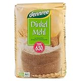 Dennree Bio Dinkelmehl Type 630, 6er Pack (6 x 1kg)