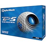 TaylorMade Unisex TP5 Golfbälle, weiß, Einheitsgröße