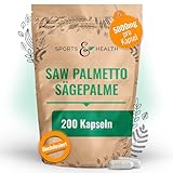 200 Saw Palmetto Kapseln hochdosiert – Sägepalmenextrakt Kapseln 10:1 Extrakt – Reines pflanzliches Ergänzungsmittel, Sägepalme - Sägepalme Komplex