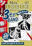 Mix Logik 3er-Band Nr. 7. Nr.7.Nr.7: Rätsel fürs Auge. 462 Rätsel. 462 Rätsel