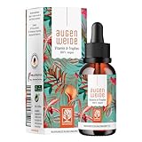 Vitamin A Tropfen hochdosiert - 5000 I.E (1500 µg) je Tagesdosis - Vegan - Vitamin A flüssig - Retinol Naturtreu Augenweide 1700 Tropfen 50 ml