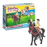 CRAZE BIBI UND Tina Figuren Spielset, reitender Alex & Pferd MAHARADSCHA, Martinshof Kinder Spielzeug mit Zubehör Pferde Spielzeug Mädchen & Jungen Bauernhof Spielzeug 39076