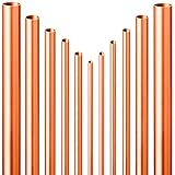 Kupferrohr Aussendurchmesser 28 mm Stangen Länge 1 m Meter 100 cm 1000 mm lang im Stück Wandstärke 1 mm gerades CU Rohr Leitung Hydraulik Gas Wasser Kälte Röhre Trinkwasser DVGW