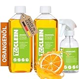 TOCLEEN® 2x 500ml Orangenölreiniger Konzentrat | Allzweckreiniger fettlösend | Löst hartnäckigen Schmutz