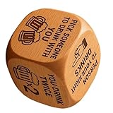 Lustige Trinkspiele für Erwachsene | Partyzubehör Lustige Aktivitäten,Spaßiges Trinkwürfel Familienspiel - für Zuhause, Uni, Partys, Geburtstag, Feiertage, Neujahr, Weihnachten