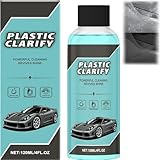 Plastic Clarify for Cars - Waterless Spray Wax & Detailer, Plastic Parts Refurbish Agent, All-in-One Rubber Leather Restorer Polishing Cleaner for Car Interiors & Exteriors 120mL (1 Stück)