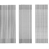 Laubsägeblätter, 12,7 cm, Hartstahl, flaches Ende, für aufwendige Holz-, Kunststoff- und Nichteisenmetall-Schnitte (36 Stück)
