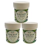 Iloda® 6x Balsam mit Menthol 125ml mit ätherischen Ölen, Erkältungsbalsam, Erkältungssalbe, Hustenbalsam, Wohltuend bei Erkältungen, Hergestellt im Allgäu