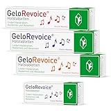 GeloRevoice Set mit Reisegröße | 3x 20 St. & 1x 10 St. Lutschtabletten | Bei Halsschmerzen, Halskratzen, Hustenreiz und Heiserkeit | Hilft schnell spürbar und lang anhaltend auch bei Stimmverlust