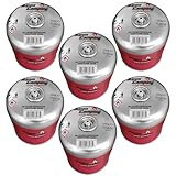 Alpen Camping 6-er Pack 450 g Gaskartusche EN 417 Propan‑Butan 7/16″ Gewinde – für Kocher Outdoor Brenner Zeltlager Reise – Zertifiziert PI 0437 – Einsatz von – 10 °C bis + 40 °C (6 Stück)