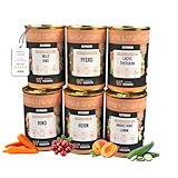 alphazoo Hundefutter nass Mixpaket XL 6 x 400 g I Premium Nassfutter für Hunde I Getreidefrei & mit hohem Fleischanteil I Schmaus Adult ohne Getreide und Zucker I Ausgewachsene Hunde & Welpen