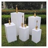 Präsentationsständer – Holzsäule für Skulptur und Figuren, stabiler und eleganter Sockelsockel für Bekleidungsgeschäfte