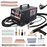 220V Karosserie Ausbeulspotter,3500W Dellenentfernungswerkzeug für Karosserie-Reparatur-Set mit 7 Schweißmodi und Automatik/Manueller Modus 90F
