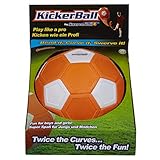 CHTK4 Stay Active KICKERBALL by Swerve Ball Football Toy Size 4 Aerodynamic Panels for Swerve Tricks, Indoor & Outdoor, As Seen On TV, Unisex, Orange White