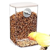 Vogelfutterhaus Für Draußen Automatische Nachfüllung,Vogelfutterspender Abnehmbar - Transparentes Futterhaus Für Papageien Kolibris Hühner Balkon Wäsche Fenster