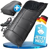 MÖWENWELT® Fußsack für Kinderwagen [inklusive 2 Fußteile] Reißverschluss, Wasserabweisend, Maschinenwaschbar | Baby Schlafsack für Kinderwagen, Autositz, Babyschale uvm.