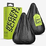 VELMIA Wasserdichter Fahrradsattel-Regenschutz, 2er Set