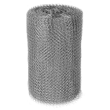 SOESFOUFU Edelstahl Drahtgeflecht Feines Maschennetz Schutznetz für Pflanzenwurzeln Nagetierabwehr Filterschutz Lüftungsgitter Robust Langlebig Einfache Montage