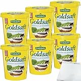 Grafschafter Goldsaft Zuckerrübensirup 6er Pack (6x450g Packung) + usy Block