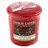 Yankee Candle Samplers Votivkerzen, Wachs, Rot Apple Wreath, 1 cm