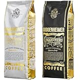 GUGGENHEIMER COFFEE | Kaffeebohnen Probierpaket 1 kg | Supreme 500g & Gourmet Arabica 500g | wenig Säure | Feinste Crema | Bester Espresso für Vollautomaten | Kaffee Probierset