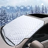 ZOCONE Frontscheibenabdeckung Auto Winter Windschutzscheibenabdeckung Auto Winterabdeckung für Frostschutz Sonnenschutz Frontscheibe Auto für Sommer Eisschutzfolien Scheibenabdeckung 150 x 100cm