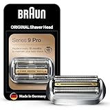 Braun Series 9 Pro Elektrorasierer Scherkopf, ORIGINAL Ersatzscherteil vom Hersteller passend für Braun Herren Rasierer Series 9 Pro, 94M, chrom, 1er Pack