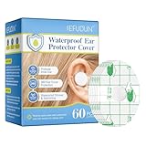 Baby Ohrenaufkleber - Baby wasserdichte Ohrenschützer 60 Stück | Neugeborene Ohrenschutzbezüge zum Baden Duschen Surfen