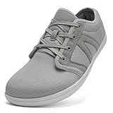 Sudychen Barfußschuhe Breite Damen Herren Minimalistische Sport Sneaker Leichtes Anti-Rutsch Atmungsaktiv Weich Zero Drop Schuhe Barefoot Fitnessschuhe Walkingschuhe 36-46EU