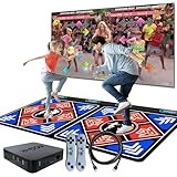 YRPRSODF Tanzmatte für Kinder und Erwachsene, Flanell-Tanzmatte für Kinder Mädchen, TV-Tanzmatte für Übung & Spiele, Plug & Play Familienspiel, Weihnachten Geburtstag Geschenke Idee.