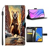 Xioolia Schutzhülle für Samsung Galaxy S23 S23+ S22 S22+ S21 S21+ S20 S20+ S10 S10+ S9 S9+S8 S7 edge S6 Plus Ultra FE S10e 4G/5G mit Mongoose-AA4 TPU Leder Kartenhalter Hülle