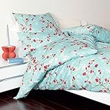 Janine Design Interlock Feinjersey Bettwäsche Carmen 53040-02 wolkenblau Kissenbezug einzeln 80x80 cm