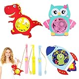 LYPPUL3 Stück Laternen Bastelset für Kinder, Sankt Martin Laterne Basteln mit Laternenstab, Laterne St Martin mit LED Licht, DIY Kreative Cartoon laternens für Martinsumzug laternen Kreatives Geschenk