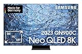 Samsung Neo QLED 8K QN900C 75 Zoll Fernseher (GQ75QN900CTXZG, Deutsches Modell), Neo Quantum HDR 8K Pro, Neural Quantum Prozessor 8K, Infinity Screen, Smart TV [2023]