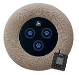 DOGDOME Hundebett mit integrierter pulsierender Magnetfeldmatte (Sand, L)